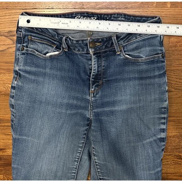 Eddie Bauer Jeans Womens Blue 10 Curvy Straight Specially Dyed - Picture 6 of 10